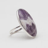 Amethyst Lace Silver Rings