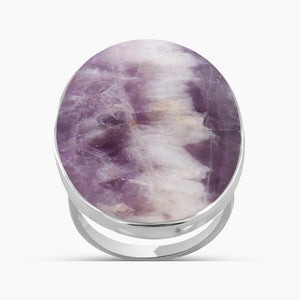 Amethyst Lace Silver Rings