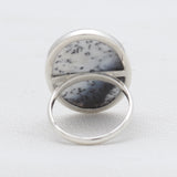 Dendritic Opal Silver Rings