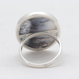 Dendritic Opal Silver Rings