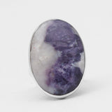 Amethyst Lace Silver Rings