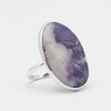 Amethyst Lace Silver Rings