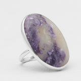 Amethyst Lace Silver Rings