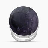 Amethyst Lace Silver Rings