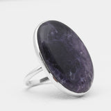 Amethyst Lace Silver Rings