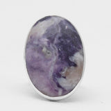 Amethyst Lace Silver Rings