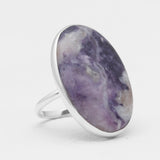 Amethyst Lace Silver Rings