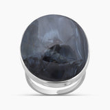 Pietersite Jasper Silver Rings