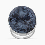 Pietersite Jasper Silver Rings