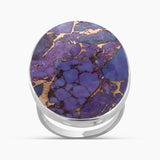 Dendritic Opal Silver Rings