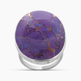 Dendritic Opal Silver Rings
