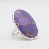 Dendritic Opal Silver Rings