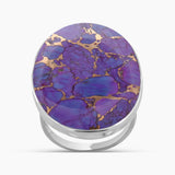 Dendritic Opal Silver Rings