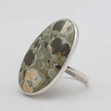 Turquoise Spiny Oyster Silver Rings