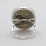 Turquoise Spiny Oyster Silver Rings