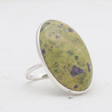 Tasmanian Serpentine Silver Rings