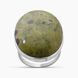 Tasmanian Serpentine Silver Rings