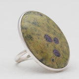 Tasmanian Serpentine Silver Rings