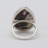 Natural Rainforest Jasper Silver Rings