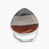 Polychrome Jasper Silver Rings