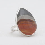 Polychrome Jasper Silver Rings