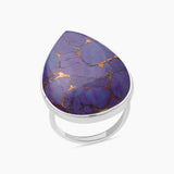 Natural Rainforest Jasper Silver Rings