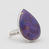 Natural Rainforest Jasper Silver Rings