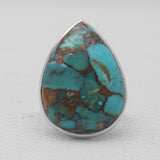 Natural Rainforest Jasper Silver Rings