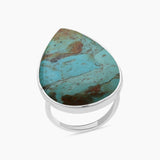 Turquoise Spiny Oyster Silver Rings