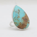 Turquoise Spiny Oyster Silver Rings