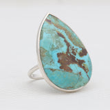 Turquoise Spiny Oyster Silver Rings