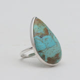 Turquoise Spiny Oyster Silver Rings