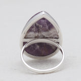 Amethyst Lace Silver Rings