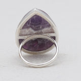 Amethyst Lace Silver Rings