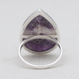 Amethyst Lace Silver Rings