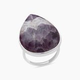 Amethyst Lace Silver Rings