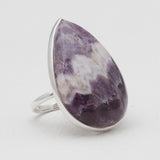 Amethyst Lace Silver Rings