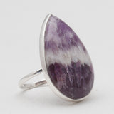 Amethyst Lace Silver Rings