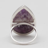 Amethyst Lace Silver Rings
