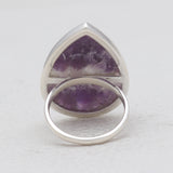 Amethyst Lace Silver Rings