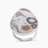 Turquoise Spiny Oyster Silver Rings