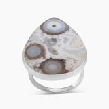 Turquoise Spiny Oyster Silver Rings