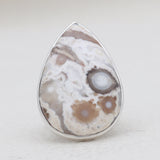 Turquoise Spiny Oyster Silver Rings