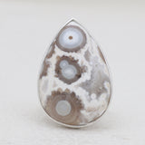Turquoise Spiny Oyster Silver Rings