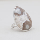 Turquoise Spiny Oyster Silver Rings