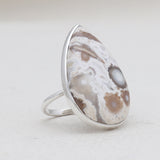Turquoise Spiny Oyster Silver Rings