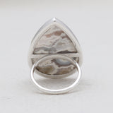 Turquoise Spiny Oyster Silver Rings