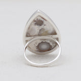 Turquoise Spiny Oyster Silver Rings