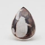 Peanut Wood Jasper Silver Rings