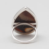 Peanut Wood Jasper Silver Rings